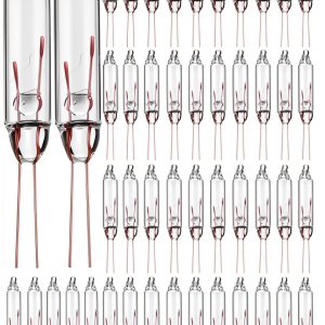 Mini Christmas Tree Replacement Bulbs Mudder 3.5V Pinched Base 50-0
