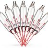Mini Christmas Tree Replacement Bulbs Mudder 3.5V Pinched Base 50-4