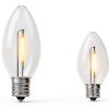 Novelty Lights Christmas Replacement Bulbs C7/E12 5W Multicolor 25-2