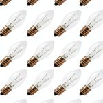 Creative Hobbies 7W C7 Night Light Bulb 130V Clear Incandescent 25-0
