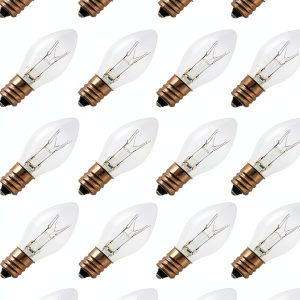 Creative Hobbies 7W C7 Night Light Bulb 130V Clear Incandescent 25-0