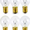 Lava Lamp Bulbs,25 Watt Original Replacement Bulbs for 14.5-Inch/20-Ounce Lava Lamp, High Temp Resistance, High-Output Heat S11 Bulb /120 Volt,Dimmable - Warm White-6 Pack-0
