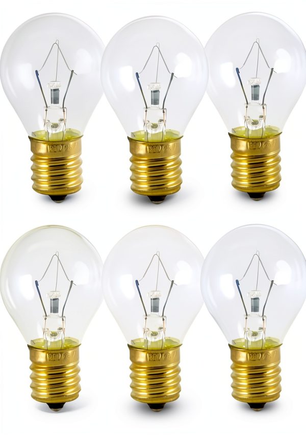 Lava Lamp Bulbs,25 Watt Original Replacement Bulbs for 14.5-Inch/20-Ounce Lava Lamp, High Temp Resistance, High-Output Heat S11 Bulb /120 Volt,Dimmable - Warm White-6 Pack-0