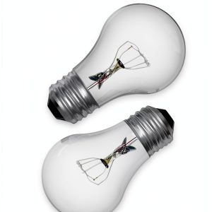 GE Incandescent 40 Watt Soft White A15 Appliance Bulbs 2 Pack-0