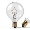 G50 25W Wax Warmer Bulbs 6 Pack for Scentsy Warmers, E12 Base Clear-1
