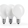 Sylvania Incandescent Double Life Décor Globe Light Bulb, 40W, G25, Medium Base, 265 Lumens, Frosted, 2850K, Soft White - 3 Pack (15345)-0
