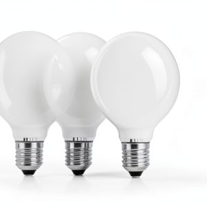 Sylvania Incandescent Double Life Décor Globe Light Bulb, 40W, G25, Medium Base, 265 Lumens, Frosted, 2850K, Soft White - 3 Pack (15345)-0