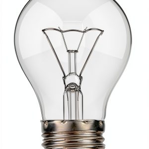 100 Watt Incandescent Light Bulbs, A19 100 WATT Incandescent Bulb Shatter Resistant Rough Service Light Bulb 100 WATTS A19 Shape, E26 Standard Base 2 Pack-0