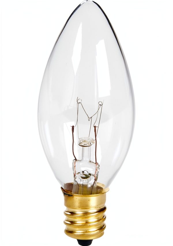 Holiday Joy C26 Torpedo Tip Night Light Bulbs 7W Clear - 12 Pack for-5