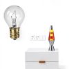 Lava Lamp Bulbs,25 Watt Original Replacement Bulbs for 14.5-Inch/20-Ounce Lava Lamp, High Temp Resistance, High-Output Heat S11 Bulb /120 Volt,Dimmable - Warm White-6 Pack-2