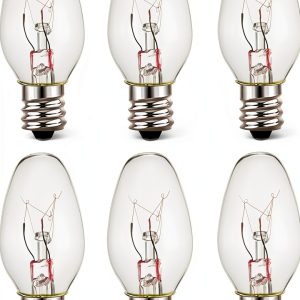 Night Light Bulbs ZwwYvv E12 Candelabra 4W Warm White 6 Pack-0