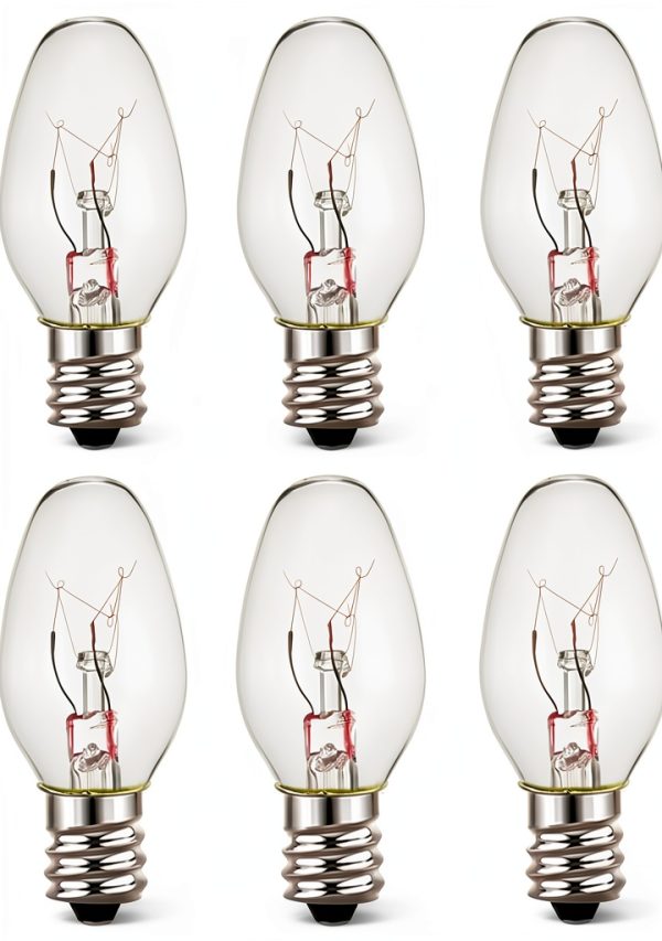 Night Light Bulbs ZwwYvv E12 Candelabra 4W Warm White 6 Pack-0